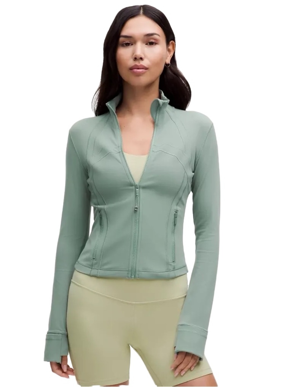 Lululemon Define Cropped Jacket Nulu Crater Blue